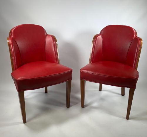A Pair of Art Deco Epstein Side Chairs