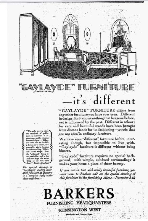 fig 1. 1930’s Walnut Sideboard