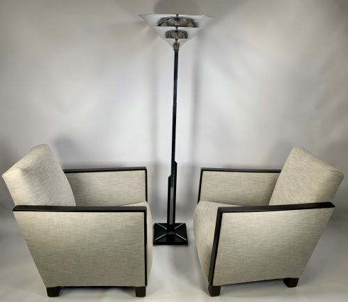 A Pair of Art Deco Betty Joel ‘Savoy’ Armchairs



