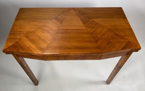 Art Deco Walnut Card Table