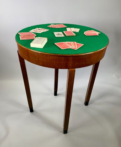 Art Deco Card Table