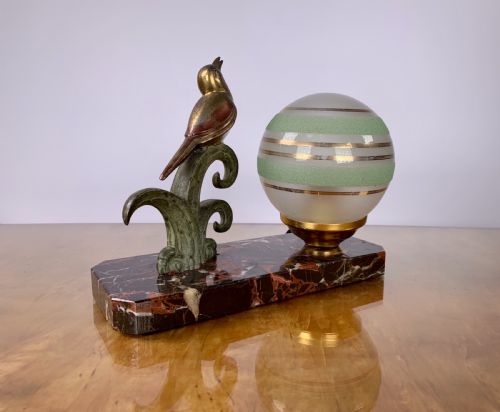 Art Deco French Mood Lamp