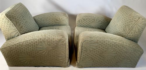 A Pair of Art Deco Armchairs for Reupholstery.
