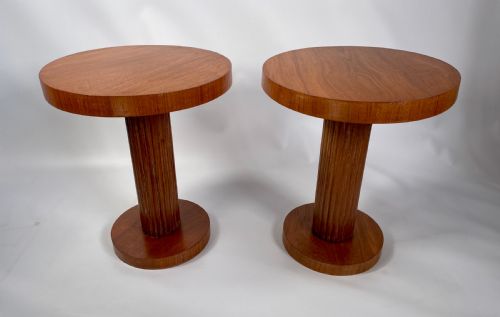 Pair of Art Deco Wine/side Tables