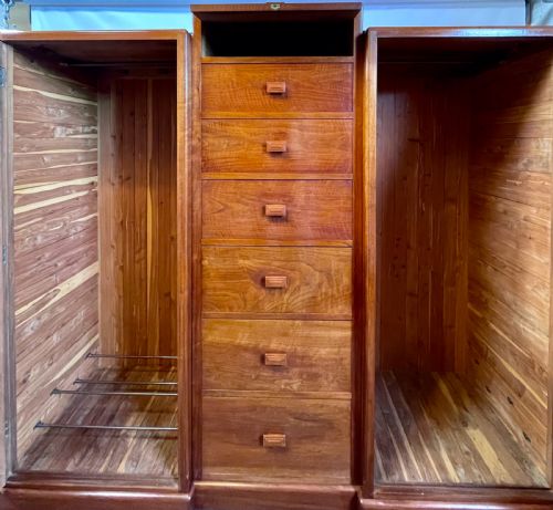 fig 2. Art Deco Wardrobe, lined in cedar, by Betty Joel
