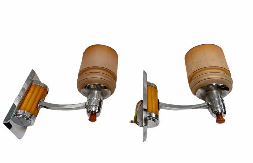 A Pair of Art Deco Wall Lights