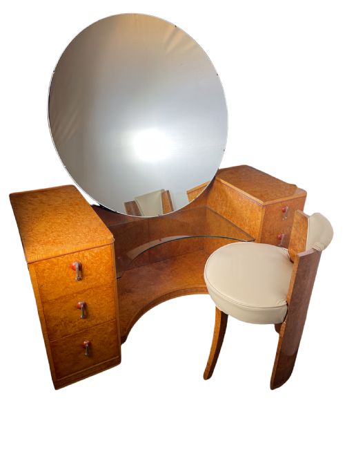 Art Deco Dressing Table and Stool
