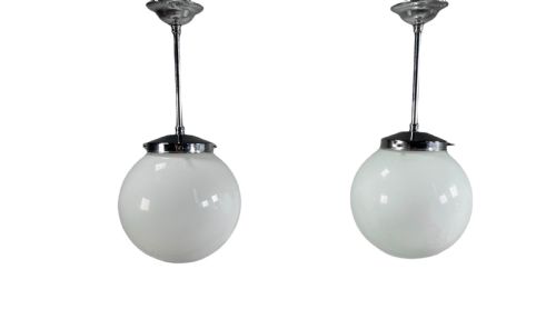 A Pair of Art Deco Ceiling Lights