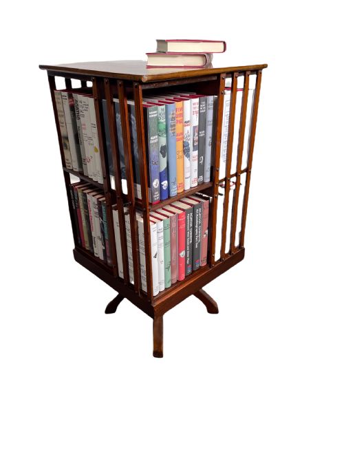 Edwardian Revolving Bookcase Table