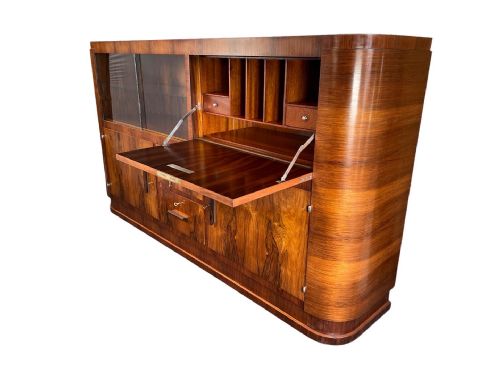 Superb Art Deco Bureau/bookcase by De Coene