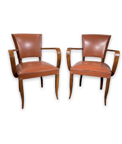 A Pair of Art Deco Bridge Chairs