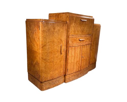 Art Deco Cocktail Cabinet/sideboard by Harry and Lou Epstein