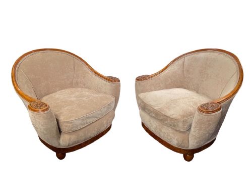 Pair of Art Deco Armchairs