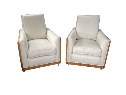 A Pair of Art Deco Armchairs