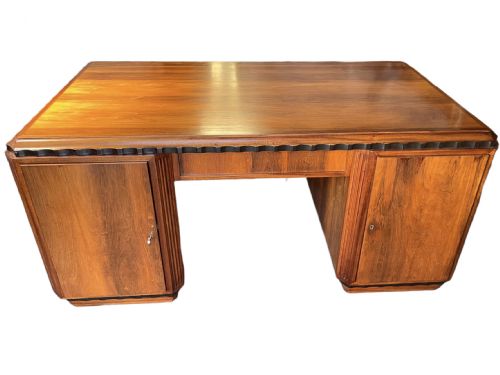 fig 1. Art Deco French Desk and Matching Chair