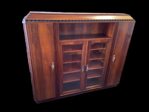 Art Deco Bookcase/display Cabinet