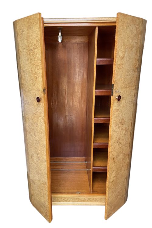 fig 1. Superb Art Deco Wardrobe