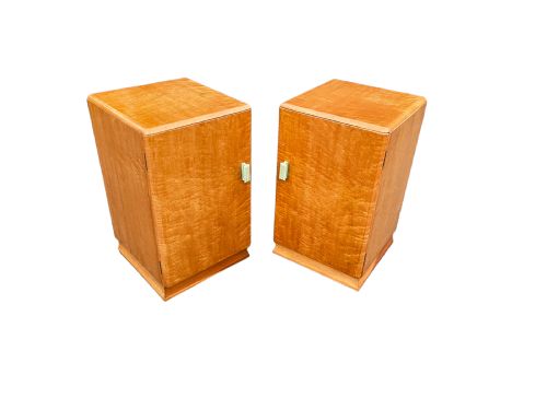 Pair of Art Deco Bedside Cabinets