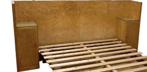 fig 2. A Fine Art Deco Double Bed