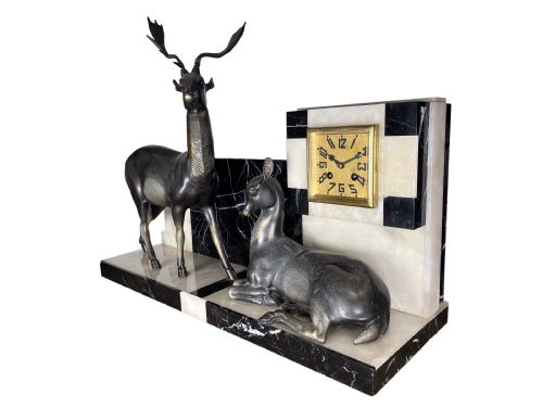 A Large Art Deco Clock
