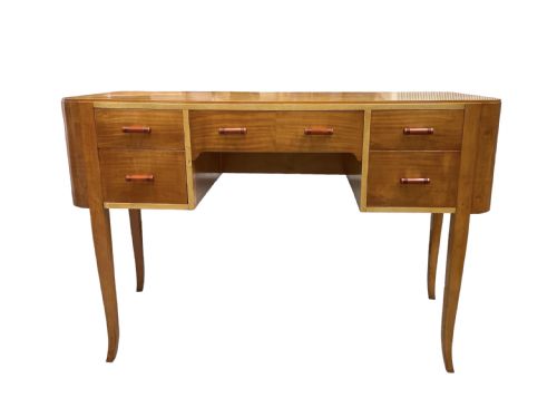 Art Deco Maple Desk