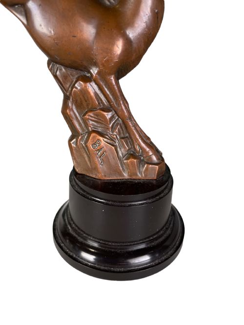 PAIR OF ART DECO DEER BY MOLINS BALLESTE - ADDITIONAL PHOTO 4