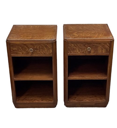 Pair of Art Deco Bedside Tables
