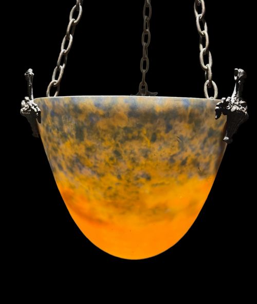 Art Deco Muller Freres Plafonnier Light