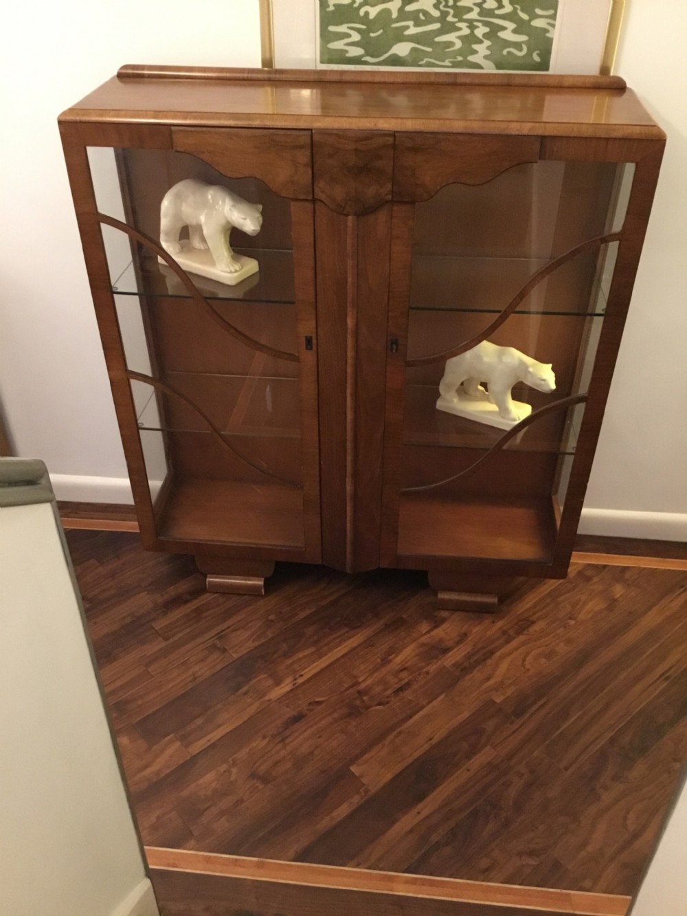 A Good Quality Art Deco Display Cabinet View IV