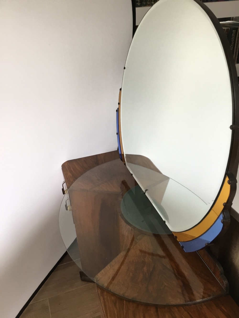An Impressive Walnut Art Deco Dressing Table View VII