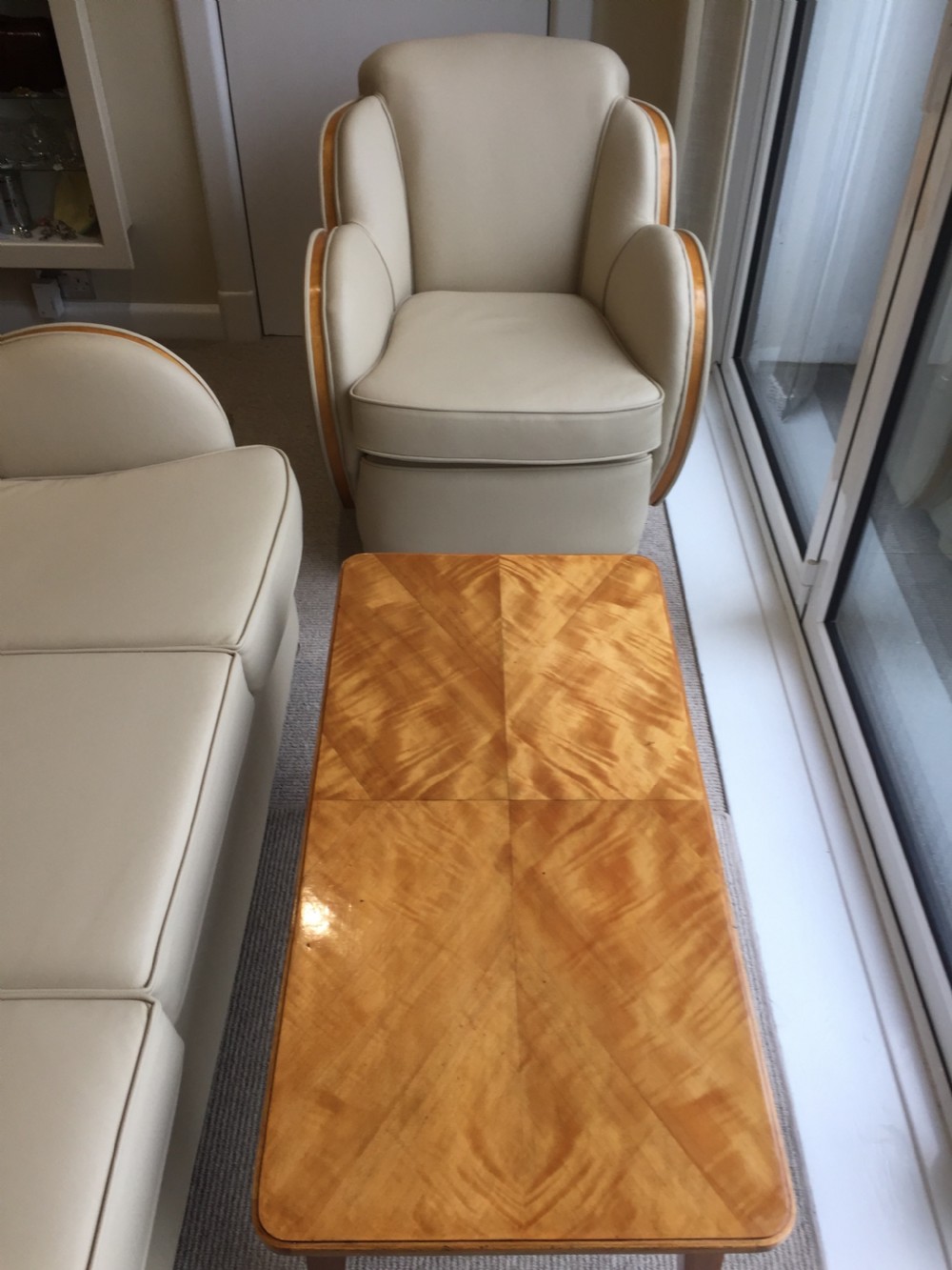 A Satinwood  Art Deco Coffee Table by Waring and Gillow  View II