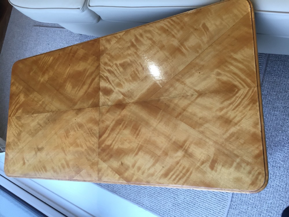 A Satinwood  Art Deco Coffee Table by Waring and Gillow  View VI