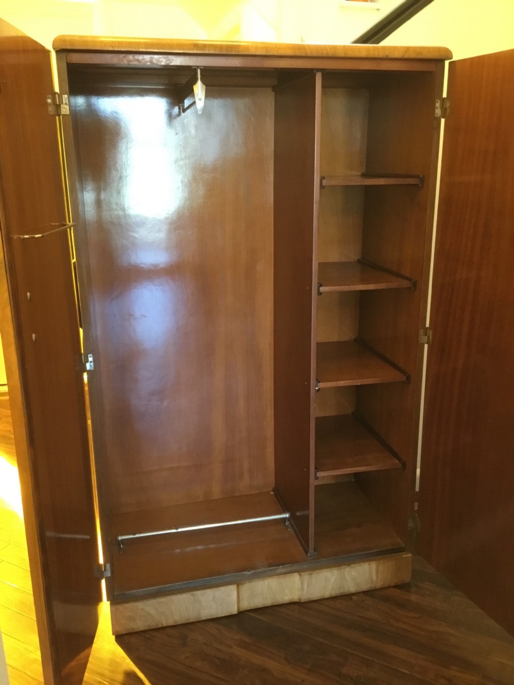 A very Good Quality Art Deco Wardrobe View V