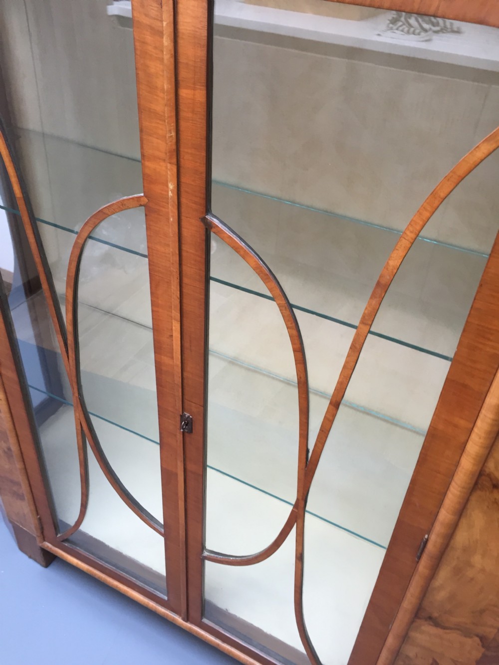 A Striking Art Deco Display Cabinet View V