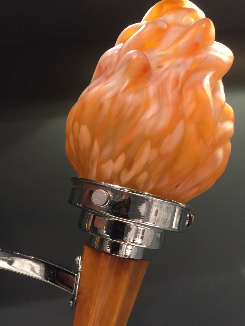 A Superb Art Deco Wall Torchiere Light. View IV