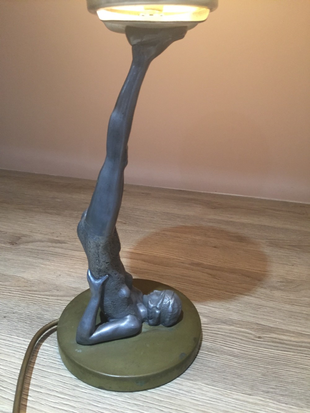 An Art Deco ‘Bathing Belle’ Spelter Light View III