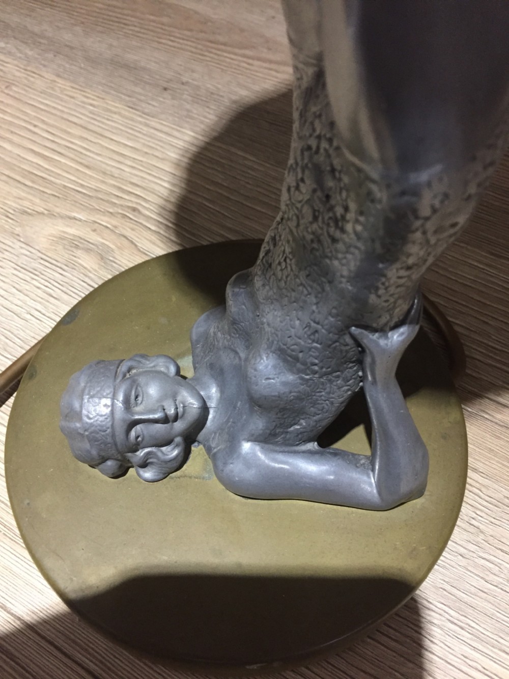 An Art Deco ‘Bathing Belle’ Spelter Light View VII