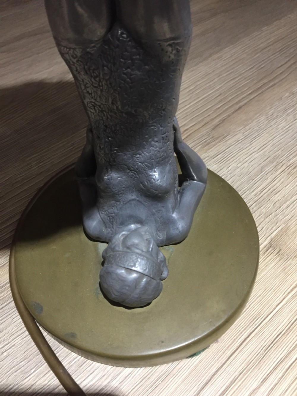 An Art Deco ‘Bathing Belle’ Spelter Light View VIII