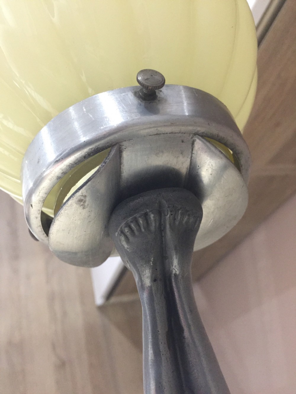 An Art Deco ‘Bathing Belle’ Spelter Light View XI