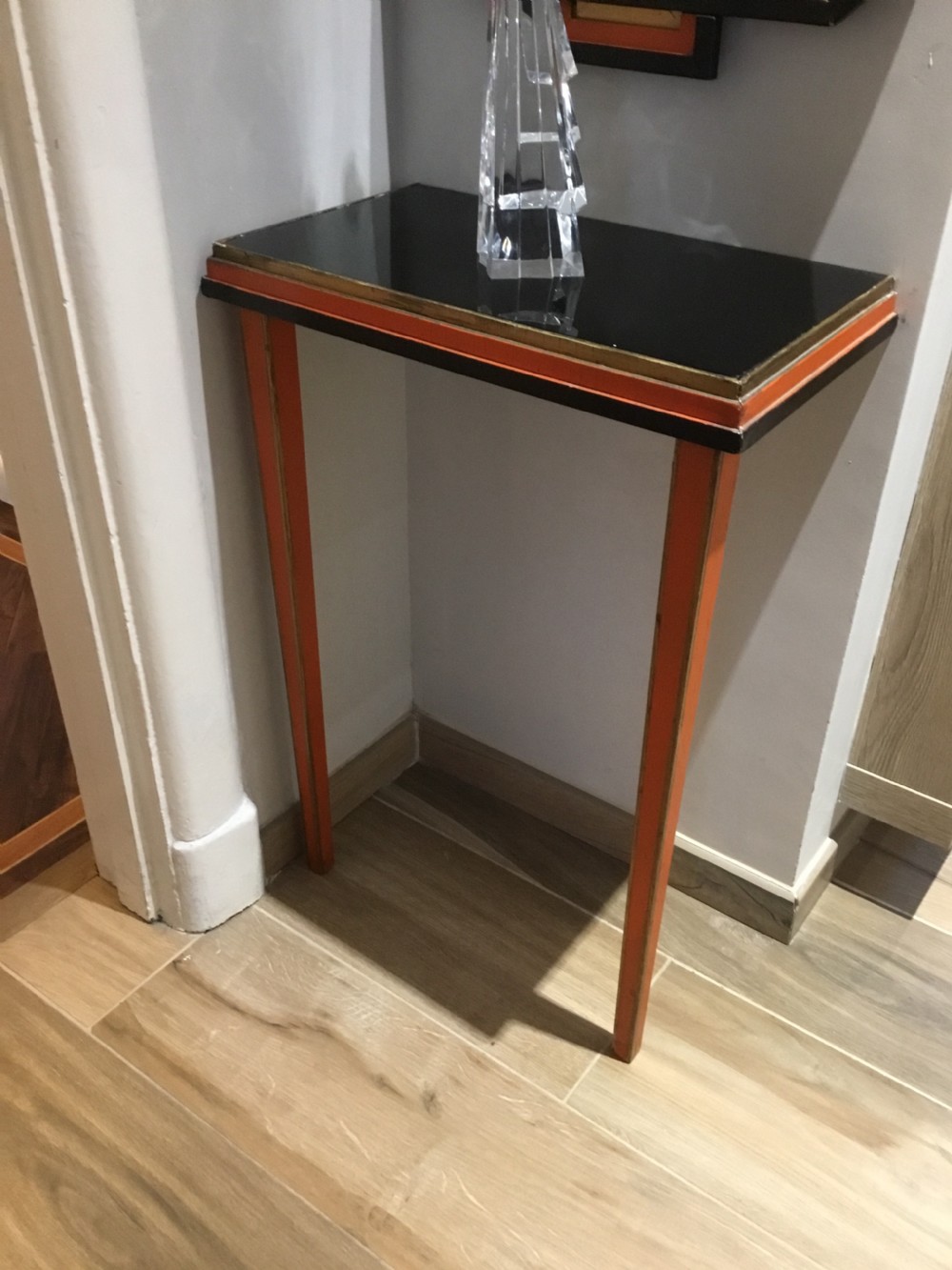 A Striking Art Deco Pier Mirror and Matching Console Table View III