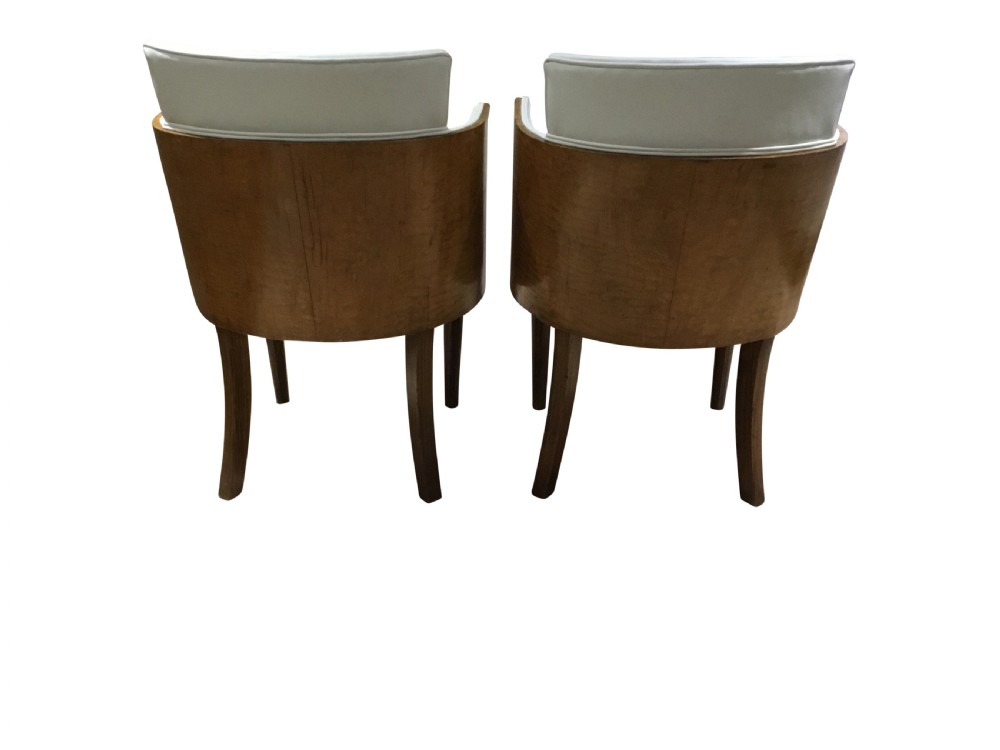 A Fine Pair of Art Deco Occasional Chairs View V
