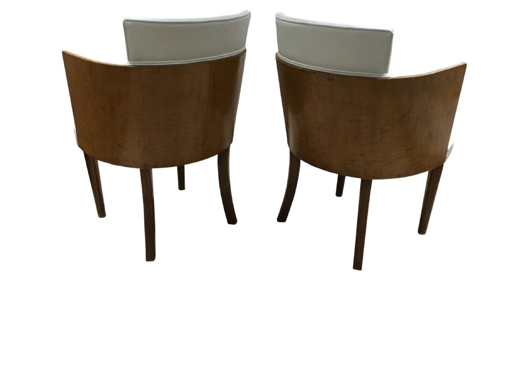A Fine Pair of Art Deco Occasional Chairs View VI