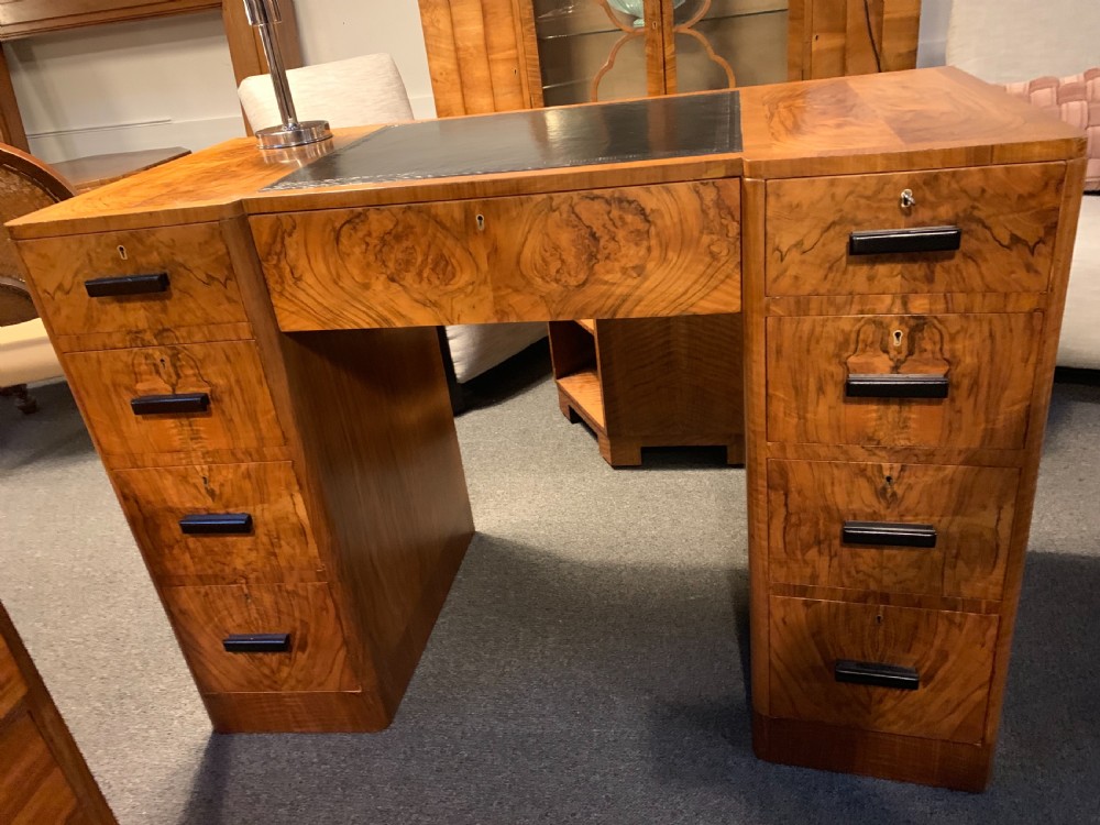 An Art Deco Walnut Desk  View III