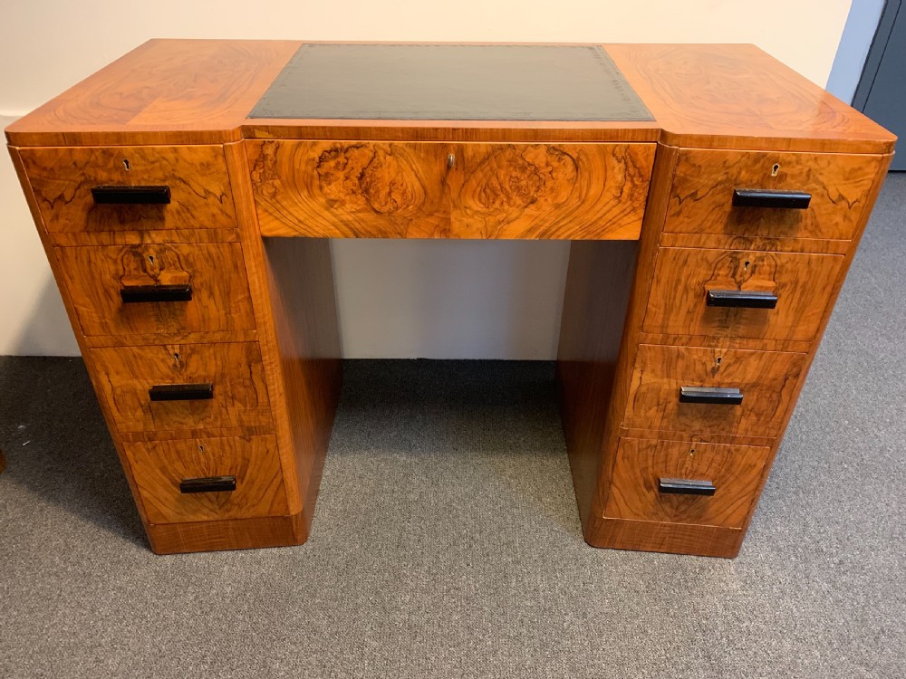 An Art Deco Walnut Desk  View IV
