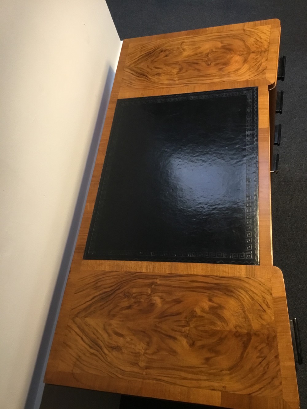 An Art Deco Walnut Desk  View VIII