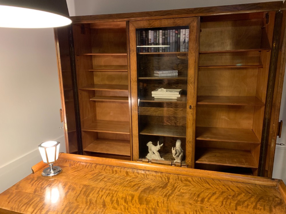 Art Deco Bookcase and Desk. View V