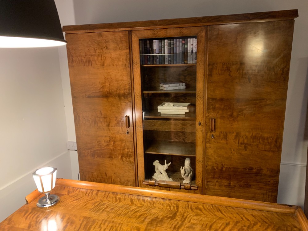 Art Deco Bookcase and Desk. View IX