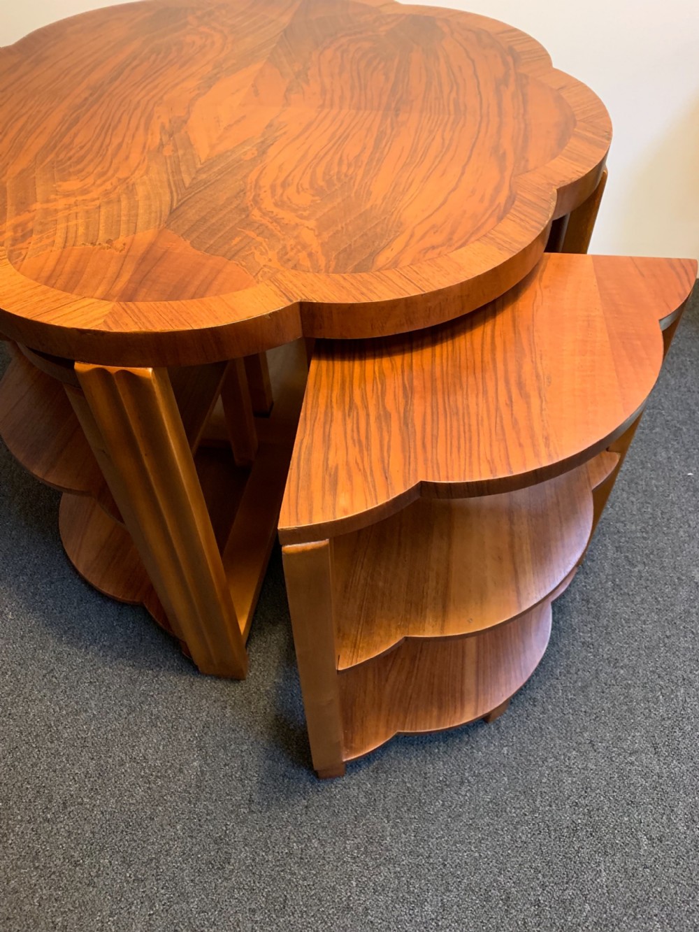 Art Deco Nest of Five Tables View VII