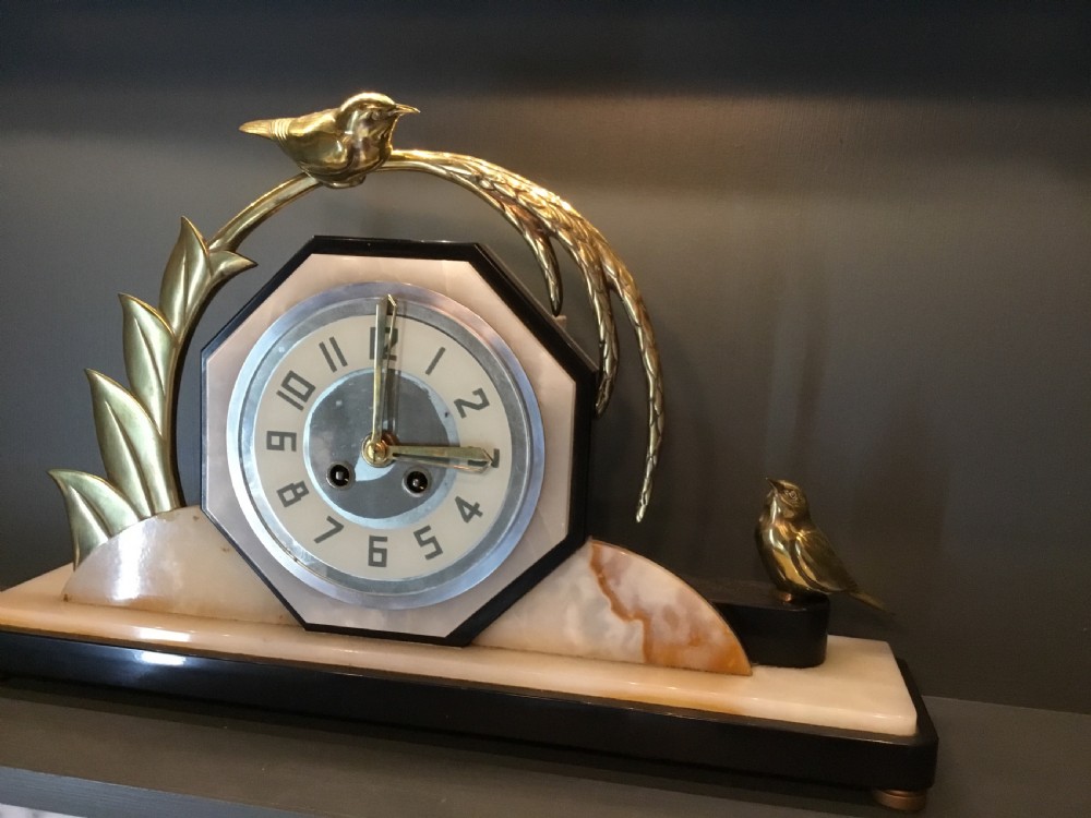 A French Art Deco Mantel Clock View II