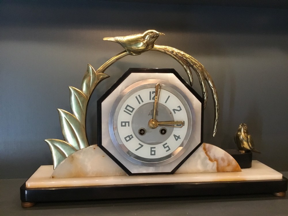 A French Art Deco Mantel Clock View VI